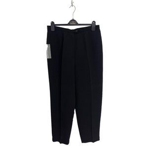 Collectibles Casual Corner Women's Black Pleated Dress Pants Size 16 Reg